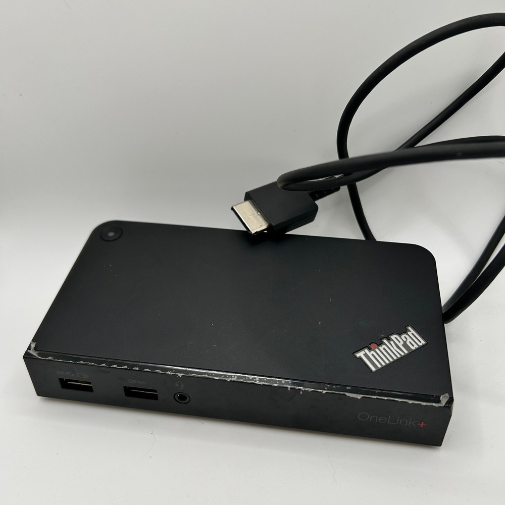Lenovo ThinkPad OneLink+ Dock DU9047S1 40A4 DisplayPort VGA Ethernet USB Black